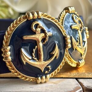 Enabled Metal Nautical Anchor Belt